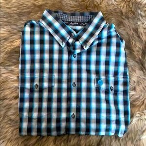 George Strait by Wrangler - Plaid Button Up - XXL